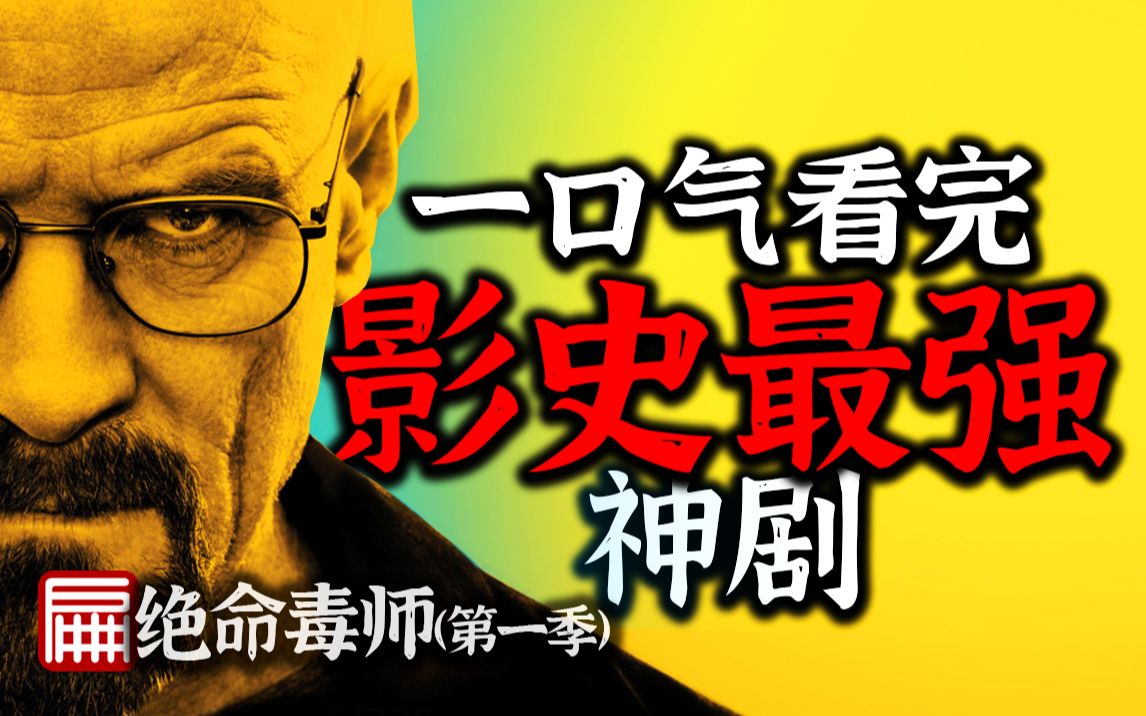 豆瓣9.6！影史最强美剧！化学老师的毒枭养成路！一口气看完《绝命毒师》第一季1