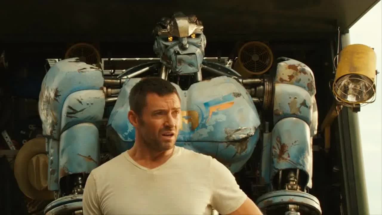 【王弟】金刚狼饰演落魄拳王，带着破烂机器人混吃骗喝！结局看哭了