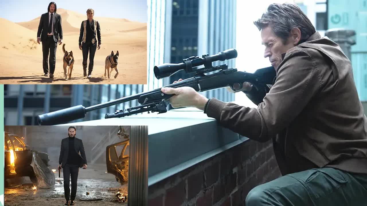 一口气看完，基努里维斯爆燃动作系列电影：《疾速追杀》《极速特攻》《极速备战》